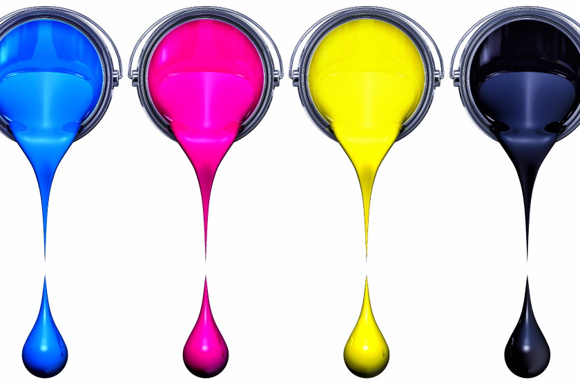 cyan magenta yellow and black (CMYK)