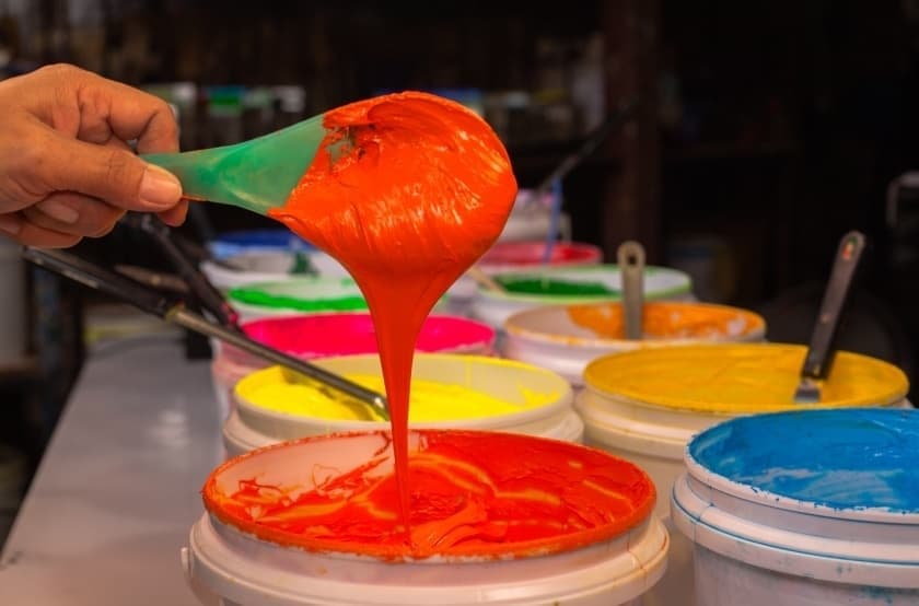 multiple inks for screen printing 