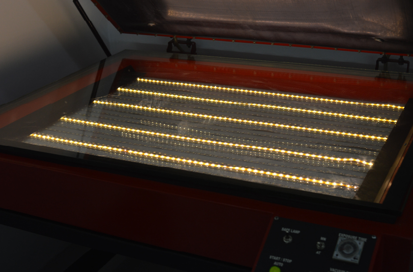 Non UV screen exposure units screen problems